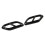 1 Pair ABS Exhaust Pipe Cover for GLC-X254 Black 13
