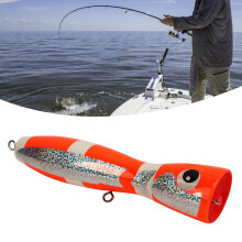 Linden Reflective Top Water Lure - Orange