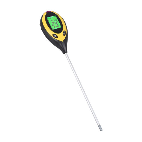 Soil Detector 4 in 1, 31x6x4 cm, Plastic/SS, Black