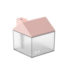 Car Small House 3 in 1 USB Humidifier + Fan + Night Light(Pink)