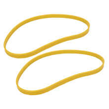 2 Pcs Band Saw Tire Yellow Rubber Wheel 24.06in