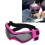 Pink One Size Dog Goggles UV Protection Adjustable 1