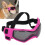 Pink One Size Dog Goggles UV Protection Adjustable 3