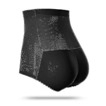 (M, High-waist 589balck) Women Padded Push Up Panties Butt Lifter Shaper Fake Ass