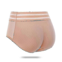 (M, Mid-waist 127beige) Women Padded Push Up Panties Butt Lifter Shaper Fake Ass