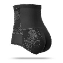 (L, High-waist 289black) Women Padded Push Up Panties Butt Lifter Shaper Fake Ass