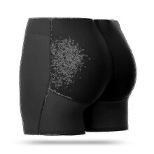 (M, Boxer 222black) Women Padded Push Up Panties Butt Lifter Shaper Fake Ass