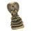 Metallskulptur von Buddhas mit Schlange, modische 1