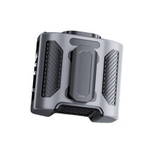 High Speed 199 Adjustable Levels Waist Clip Fan Portable-Grey
