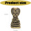 Metallskulptur von Buddhas mit Schlange, modische 3