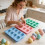 Ensemble de 3 moules à bonbons flexibles pour les fêtes, pour 6