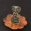 Metallskulptur von Buddhas mit Schlange, modische 7