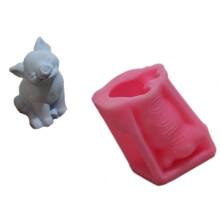 Silikon-Bastelform, Schwein-Koala-Vogelform zum Gießen und-B