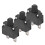 10Pcs Auto Reset Relay Fuse 15A Silver Compact 3