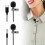 (Type C socket 1 5 m) Wired Microphone Usb Condenser Mic Computer Recording Microphone Type-c Mobile Phone Camera Interview Live Broadcast Collar Clip 2