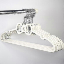 (style 2, white) 20 Pcs Heart Hangers Clothing Hangers Ideal For Everyday Standard Use