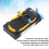 SC/UPC-SC/UPC 1KM OTDR LaunchBox Black 1310/1550nm 4