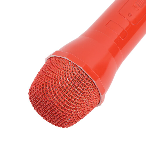 Pretend Play Microphone Toy 57g Red ABS Plastic 2