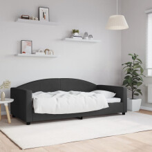 vidaXL sovesofa sort 90x190 cm stofbetræk
