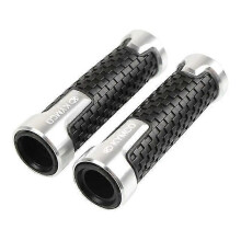 (silver) 7/8 22mm Motorcycle Accessories Handlebar Hand Grips Bar End Gel Grip Cnc For Kymco Exciting Downtown Like 150 180 Ct250 Ak550