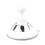 LED Makeup Mirror 10X 20.5x20.5 cm Plastic Suction 14