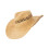Natural Raffia Sun Hat Protective Adjustable-Head hollow L 1