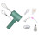 Speed Cordless Hand Interchangeable Whisks for Baking and-Green 1