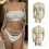 Böhmische Körperkette, Perlen, Bikini, Brustkette, BH, 6