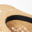 Natural Raffia Sun Hat Protective Adjustable-Head hollow L 7