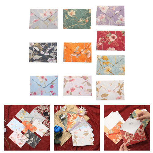 20 Stück Umschläge mit Retro-Blumenmuster,-hehuafen 2