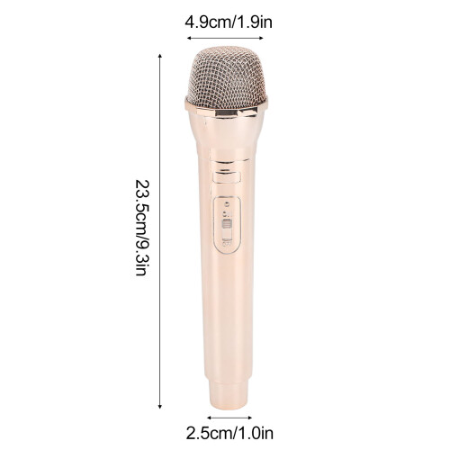 Fake Microphone Prop ABS 61g Kids Speech Toy 1