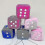 (black) Car Hanging Pendant New Year Dice Velvet 2