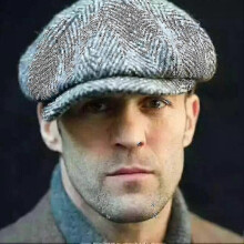 (L 58-60CM, Coffee) Bimirth  Gatsby Woolen Golf Driving Flat Beret Hats's