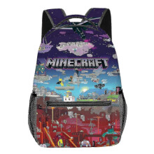 (2) Minecraft Primary And Secondary School Students' Schoolbags Children's Backpacks Backpacks For Primary School Students