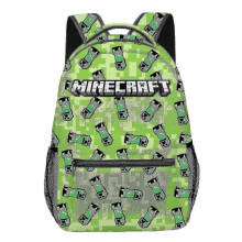 (7) Minecraft Primary And Secondary School Students' Schoolbags Children's Backpacks Backpacks For Primary School Students