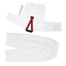 Taekwondo-Dobok 577 g 136–146 cm Weiß Poly-Cotton