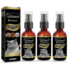 (3PCS) 1-3X Itch Relief Spray For Cats Dogs, Cat Ringworm Spray, Protects Heals Itchy Irritated Skin, Relief Rashes Infections-SYKJ