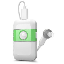 (Single Headset) Healthtree Rechargeable Pocket Hearing Aids Digital Sound Amplifier Audifonos For Elderly Deafness Severe Hearing Loss Usb