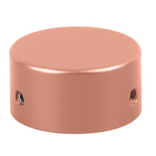 Rose Gold Aluminum Pedal Footswitch Topper for Electric Guitar Spike Protection