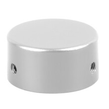 Electric Guitar Spike Protector Aluminum Footswitch Topper Silver 1 Pack