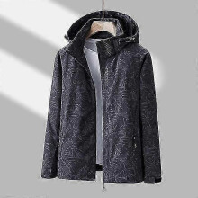(2XL, black) Jackets for Women Autumn Winter Plus Size Casual Waterproof Thin Lightweight Hooded Coat Zip Windbreaker