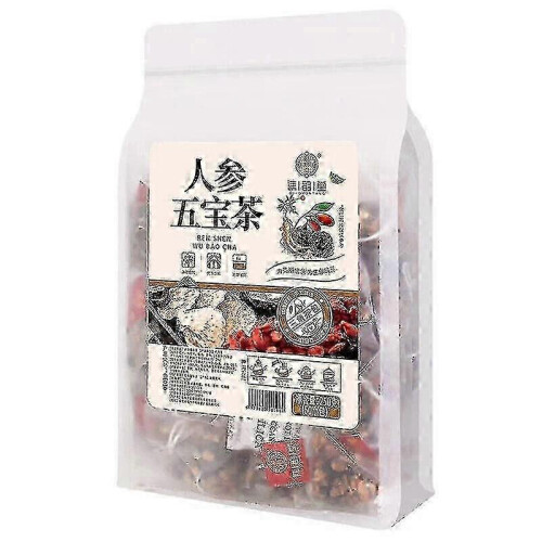 (3Bag 150Pcs) Ginseng Five Treasure Tea Herbal Tea 250g 1