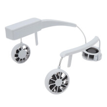 Safety Helmet Fan PP 2000mAh Built-In Battery