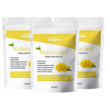 (60pcs/3bags) 20-60pcs Mullein Leaf Tea Bags Herbal Lung Cleansing Breathing Cough Relieve Tea