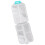 Plastic Medicine Container Waterproof 10 Compartments Weekly Pill Case White 3