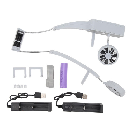 Safety Helmet Fan PP 2000mAh Built-In Battery 1