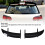 MK6 Rear Trunk Spoiler ABS Glossy Black Base Model 5