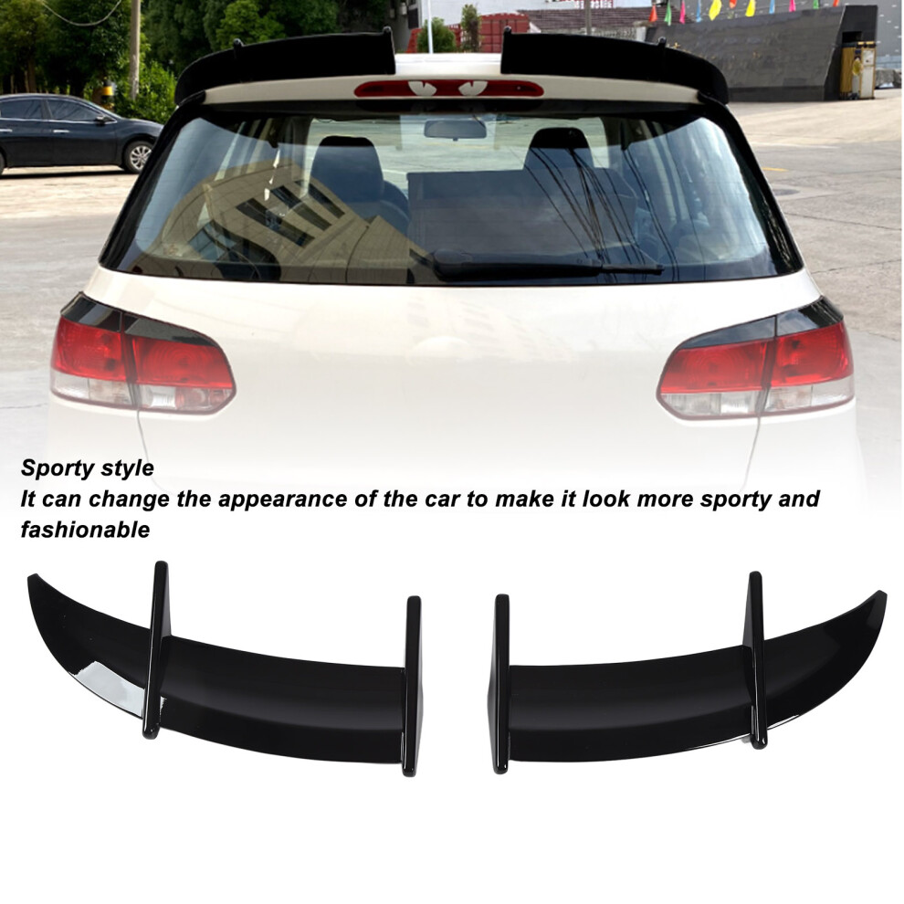 Abs Gloss Mk6 Wing Spoiler Black 7055741158445