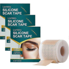 (3pcs) Reusable Silicone Scar Sheets, Self-Adhesive Strips for Effective Skin Care and Scar Treatment