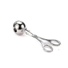 (Dia 4.5cm black) Grill Presses Stainless Steel Meatball Maker Kitchen Accessories